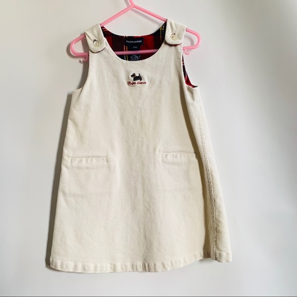 Ralph Lauren overall corduroy dress 4T - Picture 1 of 3